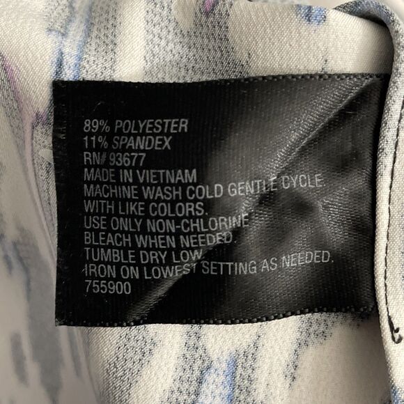 Worthington Multi-Color Faux Wrap Skirt Bold Abstract Pattern Sophisticated 14 - Picture 8 of 8